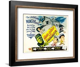 Bud Abbott Lou Costello Meet Frankenstein, 1948-null-Framed Art Print