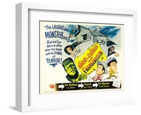 Bud Abbott Lou Costello Meet Frankenstein, 1948-null-Framed Art Print