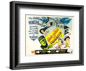 Bud Abbott Lou Costello Meet Frankenstein, 1948-null-Framed Art Print