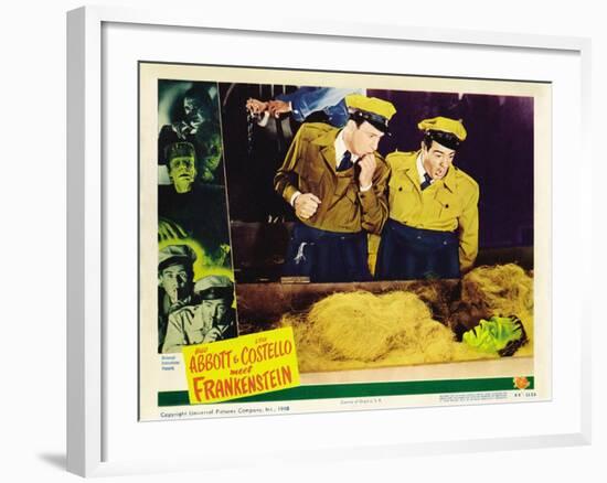 Bud Abbott Lou Costello Meet Frankenstein, 1948-null-Framed Art Print