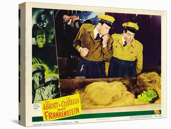 Bud Abbott Lou Costello Meet Frankenstein, 1948-null-Stretched Canvas