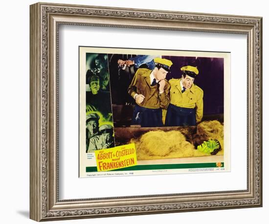 Bud Abbott Lou Costello Meet Frankenstein, 1948-null-Framed Art Print