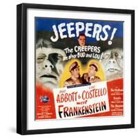 Bud Abbott & Lou Costello Meet Frankenstein, 1948-null-Framed Art Print