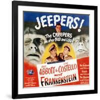 Bud Abbott & Lou Costello Meet Frankenstein, 1948-null-Framed Art Print