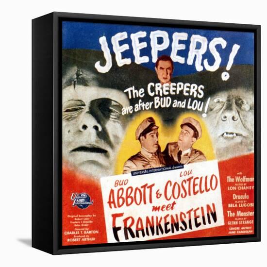 Bud Abbott & Lou Costello Meet Frankenstein, 1948-null-Framed Stretched Canvas