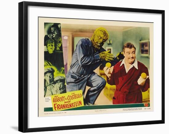 Bud Abbott Lou Costello Meet Frankenstein, 1948-null-Framed Art Print