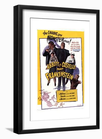 Bud Abbott Lou Costello Meet Frankenstein-null-Framed Art Print