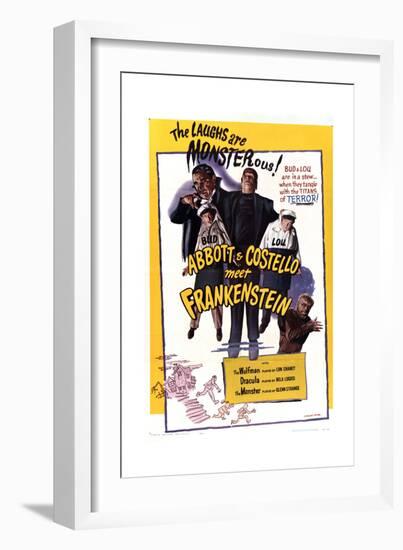 Bud Abbott Lou Costello Meet Frankenstein-null-Framed Art Print