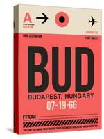 BUD Budapest Luggage Tag I-NaxArt-Stretched Canvas
