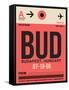 BUD Budapest Luggage Tag I-NaxArt-Framed Stretched Canvas