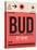 BUD Budapest Luggage Tag I-NaxArt-Stretched Canvas