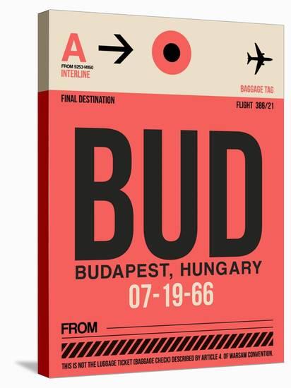 BUD Budapest Luggage Tag I-NaxArt-Stretched Canvas