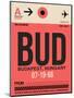 BUD Budapest Luggage Tag I-NaxArt-Mounted Art Print