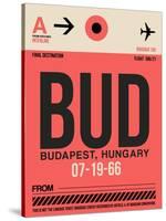 BUD Budapest Luggage Tag I-NaxArt-Stretched Canvas