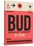 BUD Budapest Luggage Tag I-NaxArt-Stretched Canvas