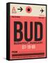 BUD Budapest Luggage Tag I-NaxArt-Framed Stretched Canvas