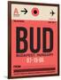 BUD Budapest Luggage Tag I-NaxArt-Framed Art Print