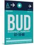 BUD Budapest Luggage Tag II-NaxArt-Mounted Art Print