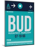 BUD Budapest Luggage Tag II-NaxArt-Mounted Art Print