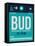 BUD Budapest Luggage Tag II-NaxArt-Framed Stretched Canvas