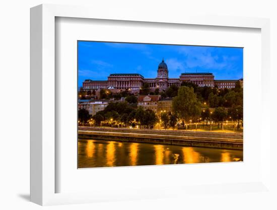 Buda Castle,Budapest, at Dawn-David Ionut-Framed Photographic Print