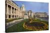 Buda castle with park, Budapest, Hungary-null-Stretched Canvas