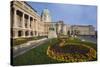 Buda castle with park, Budapest, Hungary-null-Stretched Canvas