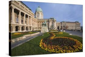 Buda castle with park, Budapest, Hungary-null-Stretched Canvas