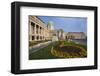 Buda castle with park, Budapest, Hungary-null-Framed Art Print