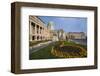 Buda castle with park, Budapest, Hungary-null-Framed Art Print