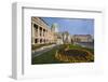 Buda castle with park, Budapest, Hungary-null-Framed Art Print