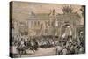 Budapest 1881, Celebrating Rudolph of Hapsburg's Marriage, Habsburg Empire, Hungary-null-Stretched Canvas