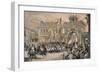 Budapest 1881, Celebrating Rudolph of Hapsburg's Marriage, Habsburg Empire, Hungary-null-Framed Giclee Print