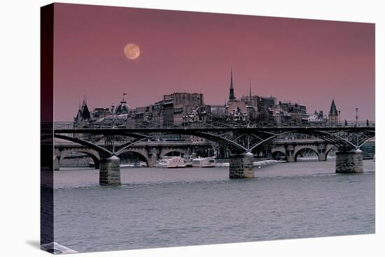 Budapest Bridges-null-Stretched Canvas