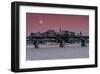 Budapest Bridges-null-Framed Art Print