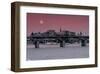 Budapest Bridges-null-Framed Art Print