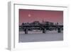 Budapest Bridges-null-Framed Art Print