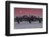 Budapest Bridges-null-Framed Art Print