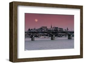 Budapest Bridges-null-Framed Art Print