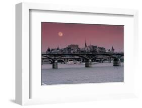 Budapest Bridges-null-Framed Art Print