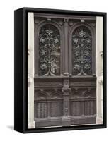 Budapest Double Door-George Johnson-Framed Stretched Canvas