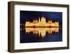 Budapest - Hungarian Parliament  at Night - Hungary-TTstudio-Framed Photographic Print