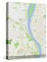 Budapest, Hungary Map-null-Stretched Canvas