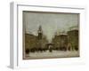 Budapest in the Snow-Antal Berkes-Framed Giclee Print