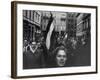 Budapest Rebel Demonstrators, During Revolution Against Soviet-Backed Hungarian Regime-Michael Rougier-Framed Photographic Print