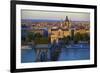 Budapest Skyline and River Danube, UNESCO World Heritage Site, Budapest, Hungary, Europe-Neil Farrin-Framed Photographic Print