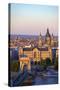 Budapest Skyline, Budapest, Hungary, Europe-Neil Farrin-Stretched Canvas