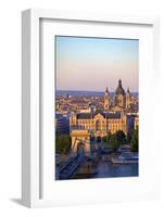 Budapest Skyline, Budapest, Hungary, Europe-Neil Farrin-Framed Photographic Print