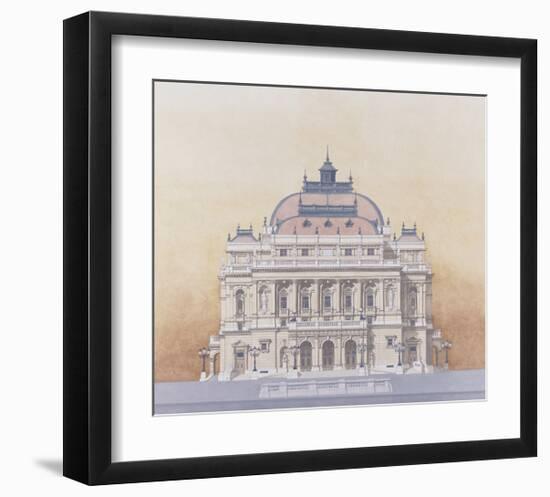 Budapest-Andras Kaldor-Framed Premium Giclee Print