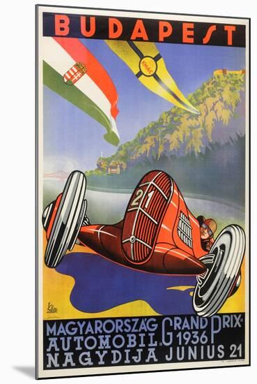Budapest-Vintage Apple Collection-Mounted Giclee Print